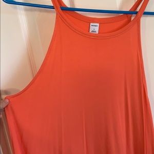 NWOT Old Navy Coral Swing Dress